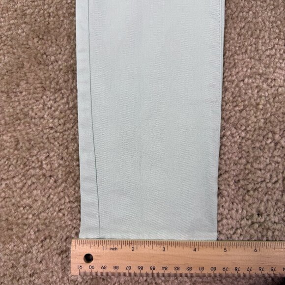 Old Navy Womens Size 6 Rockstar Skinny Mid Rise Green Denim Jeans 28x29 E766 - Picture 12 of 14